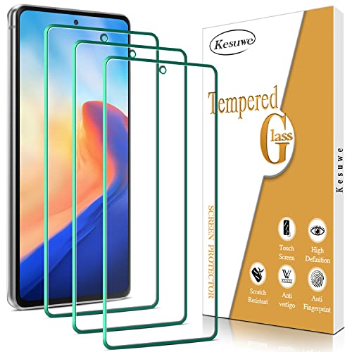 Kesuwe [3 Stück] Schutzfolie für Samsung Galaxy S20 FE 5G, Galaxy S20 FE, Anti-Kratzen, 9H Härte, Ultrabeständig, Anti-Bläschen, HD Displayschutzfolie, 0.33mm Ultra-klar von Kesuwe