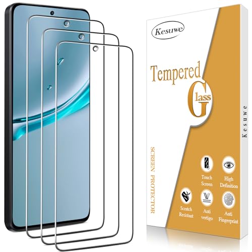 Kesuwe [3 Stück] Schutzfolie für Xiaomi Poco X6 Pro, Anti-Kratzen, 9H Härte, Ultrabeständig, Anti-Bläschen, HD Displayschutzfolie, 0.33mm Ultra-klar von Kesuwe