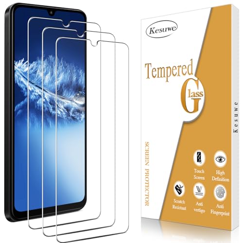Kesuwe [3 Stück] Schutzfolie für Xiaomi Redmi 14C, Anti-Kratzen, 9H Härte, Ultrabeständig, Anti-Bläschen, HD Displayschutzfolie, 0.33mm Ultra-klar von Kesuwe