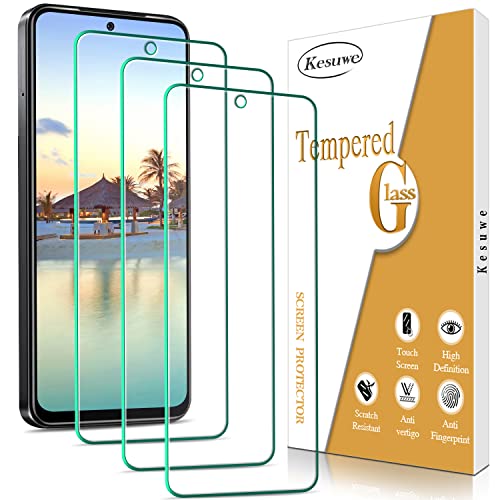 Kesuwe [3 Stück] Schutzfolie für Xiaomi Redmi Note 11, Redmi Note 11S 4G, Xiaomi Poco M4 Pro 4G, 9H Härte Panzer Schutz Glas, Anti-Kratzen, Blasenfrei, Hülle Freundllich, Einfache Installation von Kesuwe