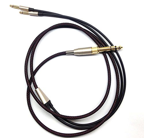 KetDirect – Ersatz-Audiokabel für Denon AH-D600 / D7100 / Meze 99 Classics / Focal Elear Kopfhörer, 150 cm, Schwarz von KetDirect