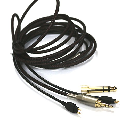 KetDirect Ersatzkabel für Sennheiser Kopfhörer HD650, HD600, HD580 HD535, HD545, HD565, HD265 HiFi-Stereo-Audio-Upgrade, Bindekordeln 300 cm, schwarz KetDirect Ersatzkabel für Sennheiser Kopfhörer HD650, HD600, HD580 HD535, HD545, HD565, HD265 HiFi-Stereo-Audio-Upgrade, Bindekordeln 300 cm, schwarz von KetDirect