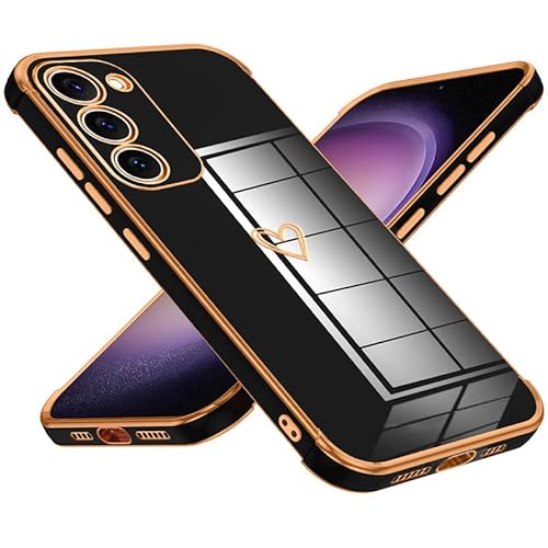 Keteen Handyhülle für Samsung Galaxy S23 Hülle Cute Herz Muster Mädchen Galvanisierte Kameraschutz Weich TPU Silikon Schutzhülle Ultra Dünn Case Stoßfeste Hülle für Samsung Galaxy S23, Schwarz Keteen Handyhülle für Samsung Galaxy S23 Hülle Cute Herz Muster Mädchen Galvanisierte Kameraschutz Weich TPU Silikon Schutzhülle Ultra Dünn Case Stoßfeste Hülle für Samsung Galaxy S23, Schwarz von Keteen