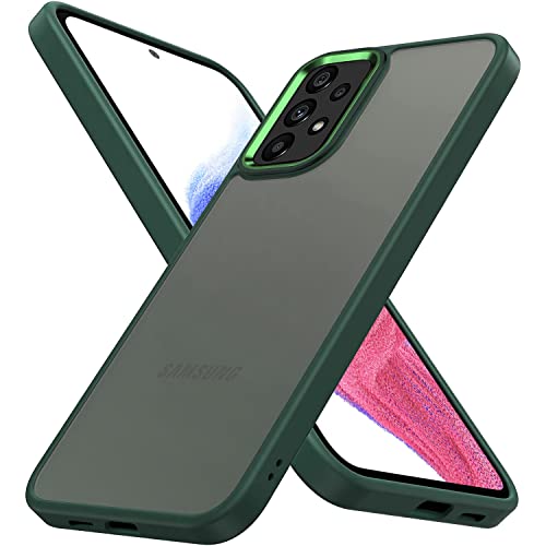 Keteen für Samsung Galaxy A14 5G Hülle Matt Transluzent ​Hanyhülle Samsung A14 5G Hülle Ultra Dünn [Militärgeprüft] Anti-Gelb Anti-Fingerabdruck Stoßfeste Kratzfeste Hülle Samsung Galaxy A14 5G, Grün von Keteen