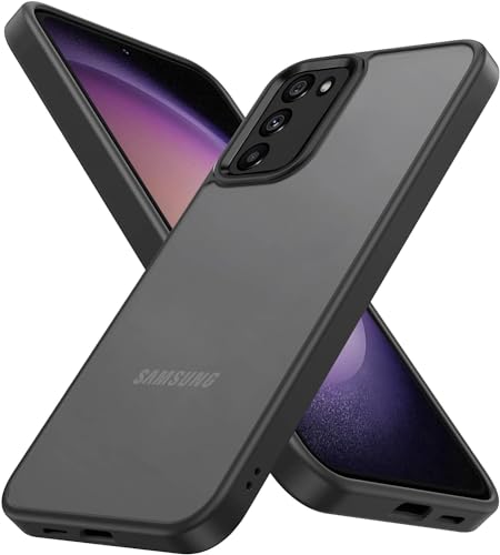 Keteen für Samsung Galaxy A15 5G Hülle Matt Transluzent ​Hanyhülle Samsung A15 5G Hülle Ultra Dünn [Militärgeprüft] Anti-Gelb Anti-Fingerabdruck Stoßfeste Kratzfeste Hülle Samsung A15 5G-Schwarz von Keteen
