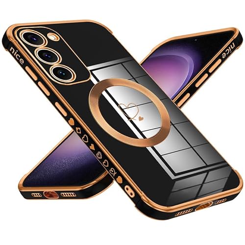 Keteen für Samsung Galaxy S21 FE Hülle für Magsafe, Magnetisch Handyhülle Samsung S21 FE Dünne Flexible TPU Silikon Galvanisierte Stoßfeste Kratzfest Schutzhülle Case für Samsung Galaxy S21 FE-Schwarz Keteen für Samsung Galaxy S21 FE Hülle für Magsafe, Magnetisch Handyhülle Samsung S21 FE Dünne Flexible TPU Silikon Galvanisierte Stoßfeste Kratzfest Schutzhülle Case für Samsung Galaxy S21 FE-Schwarz von Keteen
