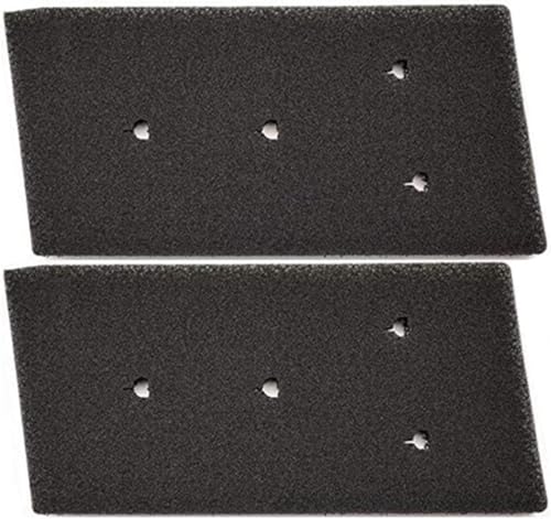 Kettion 2X Filter für Bauknecht Privileg Whirlpool HX 481010716911 Trockner Wärmepumpentrockner, Dryer filter Schaumstoff Filter schwammfilter Filtermatte für Wäschetrockner, 230 x 115 x 14mm von Kettion