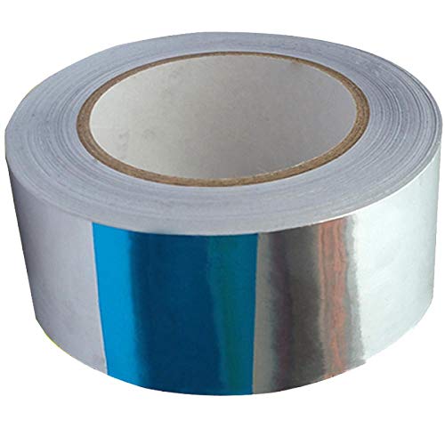 KeuLen Klebeband, Aluminiumfolienband, Wärmedämmband, Hochtemperatur-Wärmedämmung und wasserdichte Verpackung, versiegeltes Abschirmband, 10 cm x 10 m, 1 Rolle von KeuLen