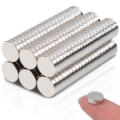 120 Stück Neodym Magnete 8x2mm Kleine Magnete Stark,Mini Magnete Magnet Rund Neodym Magnete Extra Stark,Stark Magnete für Magnettafel,Klein Magnete für Pinnwand,Kühlschrank,Whiteboard Magnete von Keukenket