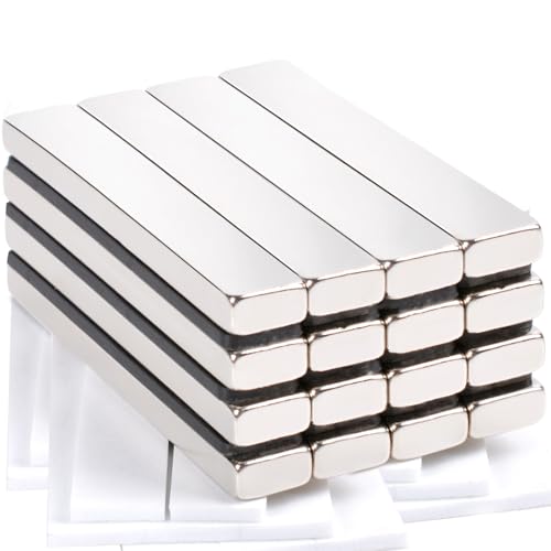 16 Stück Magnete Stark Groß, 60x10x5mm Neodym Magnete Extra Stark Flach Starke Magnete Selbstklebend Stark Magneten für Magnettafel Küchenschrank Rechteckige Kühlschrank Magnet 16 Stück Magnete Stark Groß, 60x10x5mm Neodym Magnete Extra Stark Flach Starke Magnete Selbstklebend Stark Magneten für Magnettafel Küchenschrank Rechteckige Kühlschrank Magnet von Keukenket