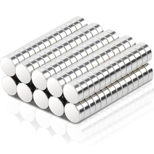 200 Stücke Kleine Magnete Stark, 4x1mm Neodym Magnete Extra Stark Mini Magnete Stark Magnete Klein Rund,Magnete für Magnettafel,Magnete für Pinnwand, Kühlschrank,Handwerk Whiteboard,Magnettafel von Keukenket