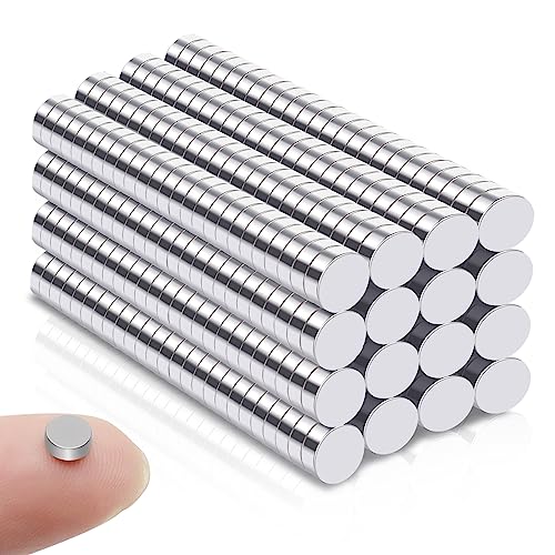 400 Stück Mini Magnete Rund, Kleine Magnete Stark 3x1mm Magnete für Magnettafel,Magnete Stark Neodym Magnete Extra Stark，Magnete Starker Halt Mini für Whiteboard,Pinnwand, Kühlschränke,Tür, Karte von Keukenket
