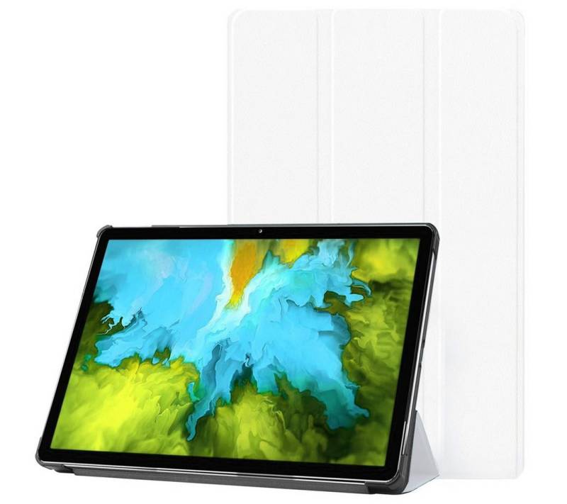 Kevin Frotscher (FroShop) Tablet-Hülle Schutzhülle für Amazon Kindle Fire HD10 / 10 Plus 2021 11. Generation Sleep & Wake Up Funktion, Tasche Etui Smart Case Standfunktion - Farbe Weiß von Kevin Frotscher (FroShop)