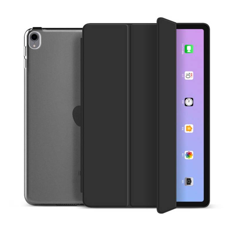Kevin Frotscher (FroShop) Tablet-Hülle Schutzhülle für Apple iPad Air 13" 2025 / 2024 Smart Cover Etui Tasche, Wake Up / Sleep Funktion - SCHWARZ von Kevin Frotscher (FroShop)