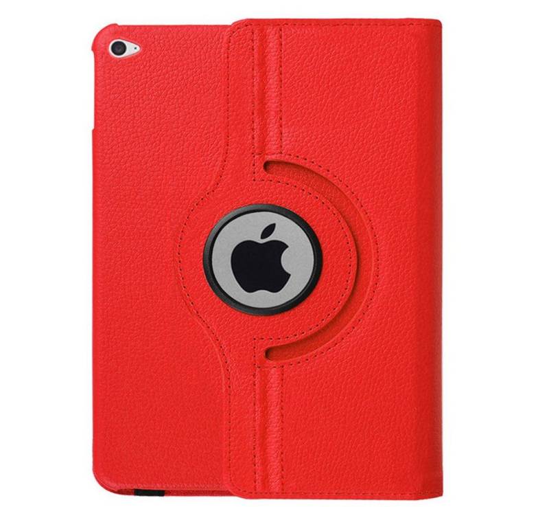 Kevin Frotscher (FroShop) Tablet-Hülle Schutzhülle für Apple iPad Pro 12.9" 1. und 2. Generation 2015 2017 Case Tasche Etui, Standfunktion Stabil Schwenkbar 360° Grad Drehbar - Farbe ROT von Kevin Frotscher (FroShop)