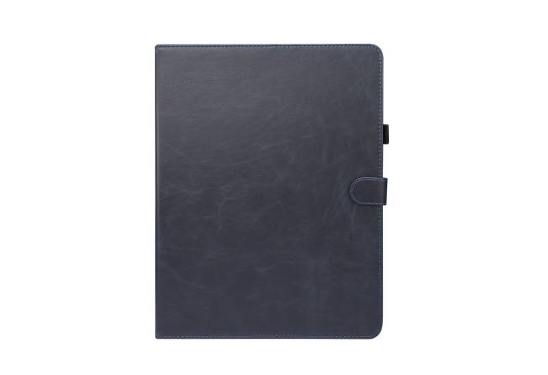 Kevin Frotscher (FroShop) Tablet-Hülle Schutzhülle für Apple iPad Pro 12.9" 5. und 6. Generation 2022 2021 Wake Up / Sleep Stifthalter an der Seite, Kunstleder Smart Case Etui Cover Tasche - Farbe BLAU von Kevin Frotscher (FroShop)