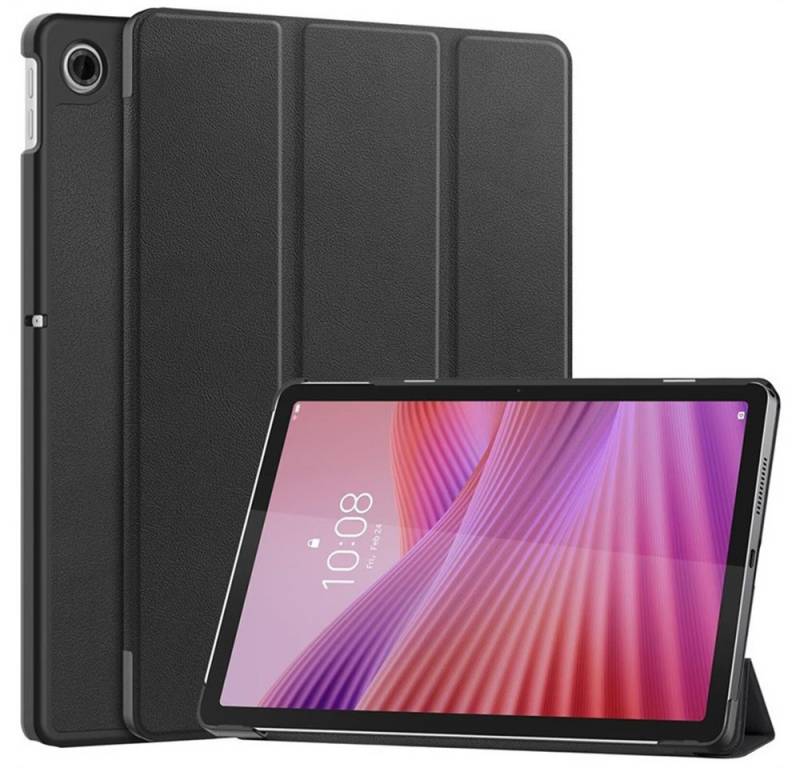 Kevin Frotscher (FroShop) Tablet-Hülle Schutzhülle für Lenovo Tab 10.1" 2025 TB-311FU / TB-311XU 4 Generation Hülle Case Cover Tasche Smart Cover, Magnetisch Wake Up & Sleep Funktion - Schwarz von Kevin Frotscher (FroShop)