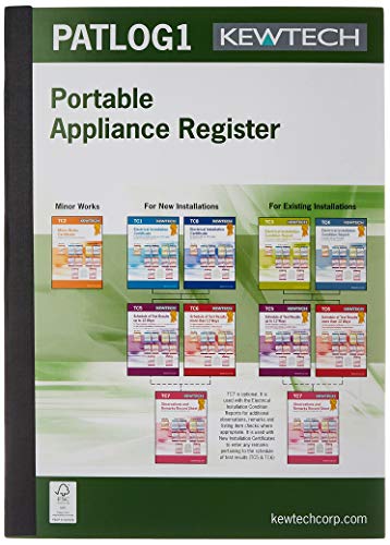 Kewtech PATLOG1 PAT-Test, A4 Logbuch Kewtech PATLOG1 PAT-Test, A4 Logbuch von Kewtech