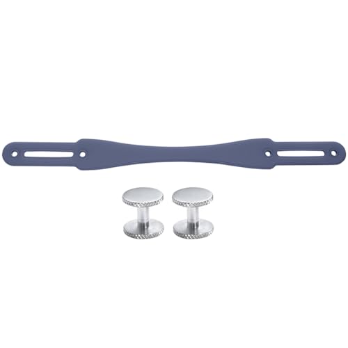 Kexpery Abnehmbarer Silikon-Griff mit 2 Paar Schrauben, abnehmbares Lautsprecher-Griffband, rutschfester Lautsprechergriffgurt, Outdoor-Reisen, für JBL Xtreme 4/3/2 tragbare BT-Lautsprecher (blau) von Kexpery