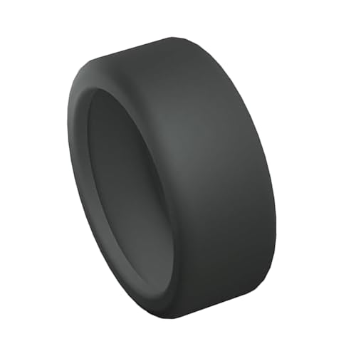 Kexpery Silikon-Ringabdeckung, stoßfest, elastisch, Kratzfest, Smart-Ring-Hautabdeckung, Anti-Drop für Oura Ring Gen 3, Schutz (schwarz, S für 6, 7, 8, 9, 10) von Kexpery