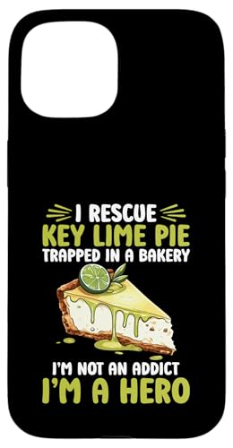 Rezept für Food Lover Pie I Rescue Baker Bakery Zitronenkuchen Hülle für iPhone 15 von Key Lime Pie Clothe For Food & Lemon Pie Baker