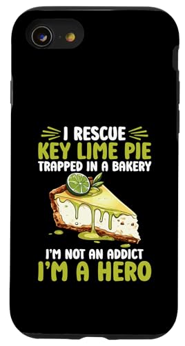 Rezept für Food Lover Pie I Rescue Baker Bakery Zitronenkuchen Hülle für iPhone SE (2020) / 7 / 8 von Key Lime Pie Clothe For Food & Lemon Pie Baker