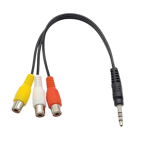 KeyQueen 3,5 mm auf RCA AV Camcorder Video-Ausgangskabel KeyQueen 3,5 mm auf RCA AV Camcorder Video-Ausgangskabel von KeyQueen
