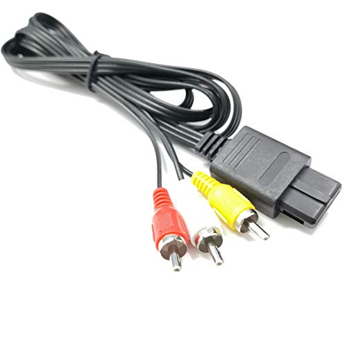 KeyQueen AV Kabel, Stereo Audio Video AV RCA kabel für GameCube/NGC/64 KeyQueen AV Kabel, Stereo Audio Video AV RCA kabel für GameCube/NGC/64 von KeyQueen
