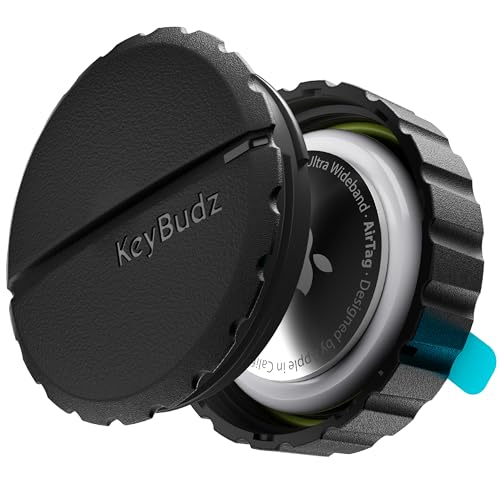 Covert Mount für AirTag - Die Ultra sichere, wasserdichte AirTag Halterung, Holder für Auto, Fahrrad, Motorrad, Portemonnaie, Gepäck, Zubehör (1 Stück) von Keybudz
