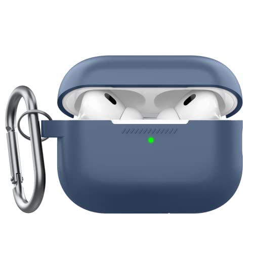 KeyBudz Elevate, Ladecase mit Schlüsselanhänger für Apple AirPods Pro 2, blau von Keybudz