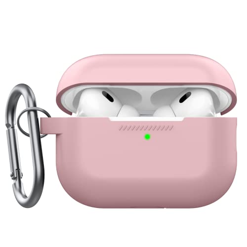 KeyBudz Elevate, Ladecase mit Schlüsselanhänger für Apple AirPods Pro 2, rosa von Keybudz