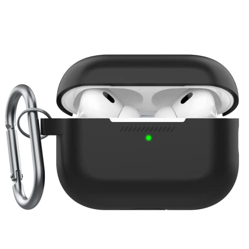 KeyBudz Elevate, Ladecase mit Schlüsselanhänger für Apple AirPods Pro 2, schwarz von Keybudz