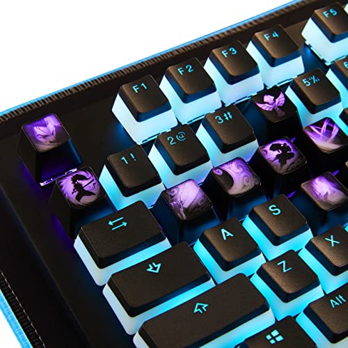 League of Legends Custom Keycaps (Champion Aatrox) – Lasergravur mit Porträt, Passiv und Fähigkeiten jedes Champions Passend für jede mechanische Tastatur League of Legends Geschenk für Gamer von KeycapBro