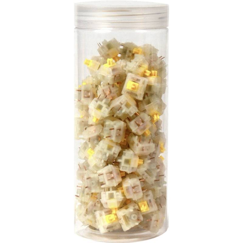Gateron Cap V2 Milky-Yellow Switch-Set, Tastenschalter von Keychron