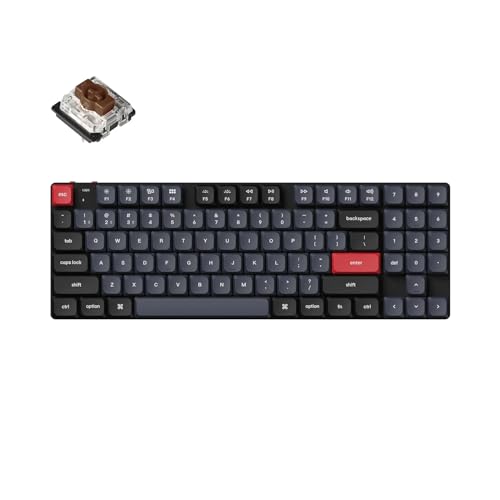 Keychron K13 Pro QMK/VIA Benutzerdefinierte drahtlose mechanische Tastatur Hot-Swap RGB-Hintergrundbeleuchtung Gateron brauner Schalter von Keychron