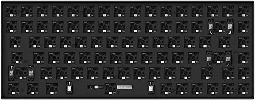 Keychron K2 Pro Hot-Swap-fähige drahtlose mechanische Tastatur, QMK/VIA programmierbare RGB-Makro mit 75% Hintergrundbeleuchtung Layout Mac Windows Linux - Barebone Version von Keychron
