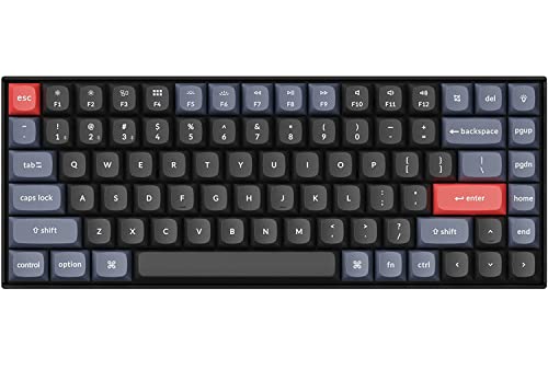 Keychron K2 Pro QMK/VIA Mechanische Kabellose Tastatur Kabelgebundene Tastatur Makro benutzerdefinierte programmierbare Programmierbare K-Pro Schalter Hot Austauschbare LED Keycaps PBT für Mac Windows Linux von Keychron