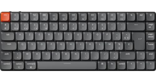 Keychron K3 Max QMK/VIA Kabellose Mechanische Tastatur, 75% Layout programmierbar, RGB LED, Gateron Brown Switch Hot-Swap, Aluminium-Rahmen Bluetooth/USB-C Gaming-Tastatur für Mac Windows Linux von Keychron