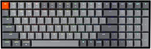 Keychron K4 96% Layout 100 Tasten Wireless Bluetooth 5.1/Wired USB Mechanische Gaming-Tastatur mit Schalter Gateron G Pro Brown RGB N-Key Rollover für Mac Windows PC-Version 2 von Keychron