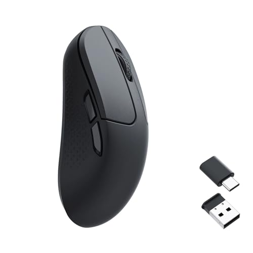 Keychron M3 Mini Maus Kabellos Ergonomisches Design Bluetooth USB Wired 2,4 GHz 55g von Keychron