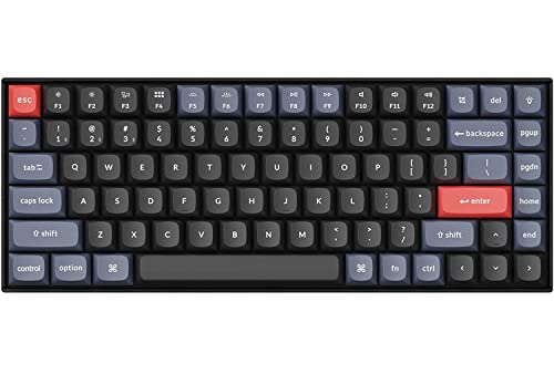 Keychron Mechanische kabellose Tastatur K2 Pro QMK/VIA, Hot-Swap-K-Pro-Schalter mit 75% programmierbarem Makro-Layout, PBT Tastenabdeckungen Kabelgebundene Tastatur für Mac Windows Linux von Keychron