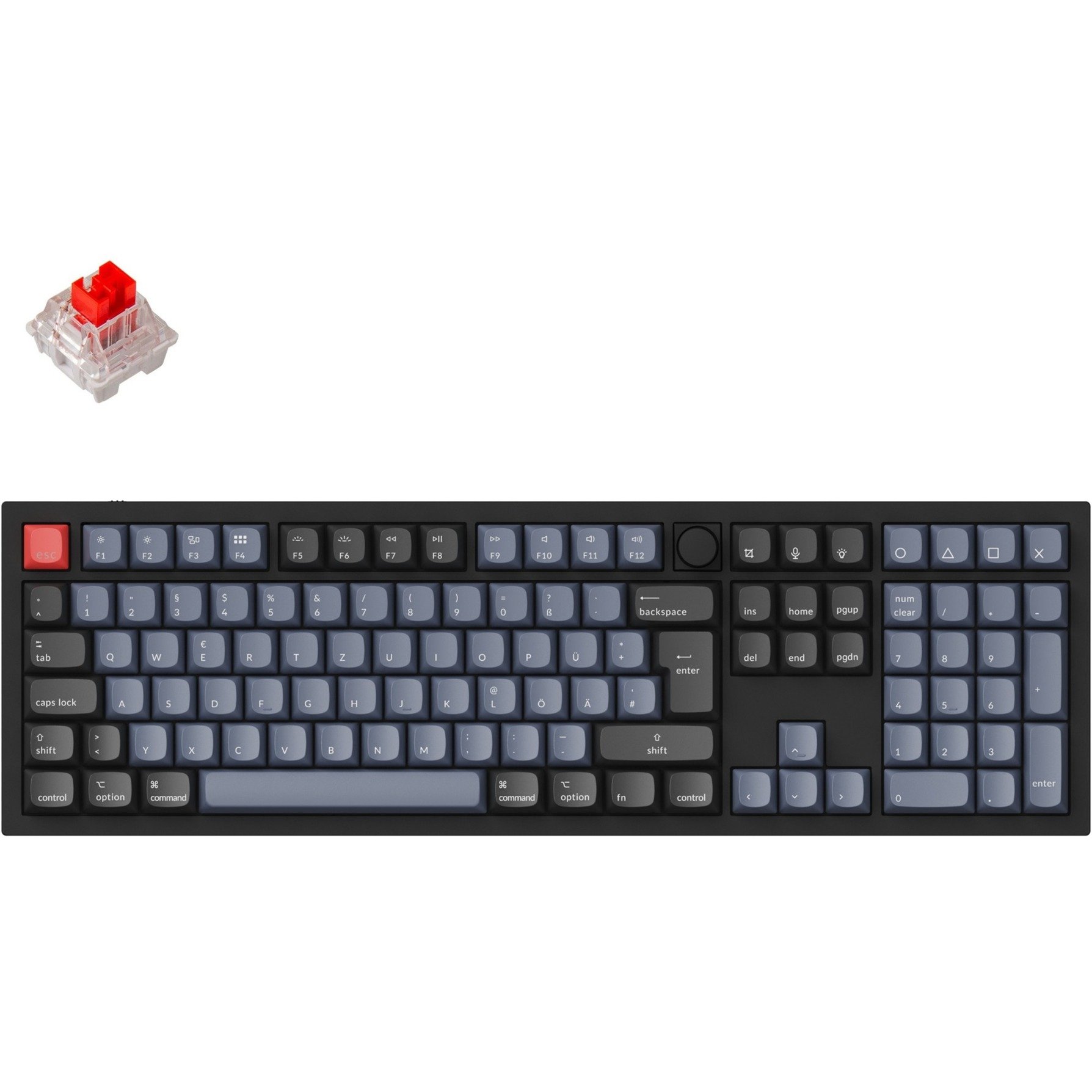 Q6 Knob, Gaming-Tastatur von Keychron