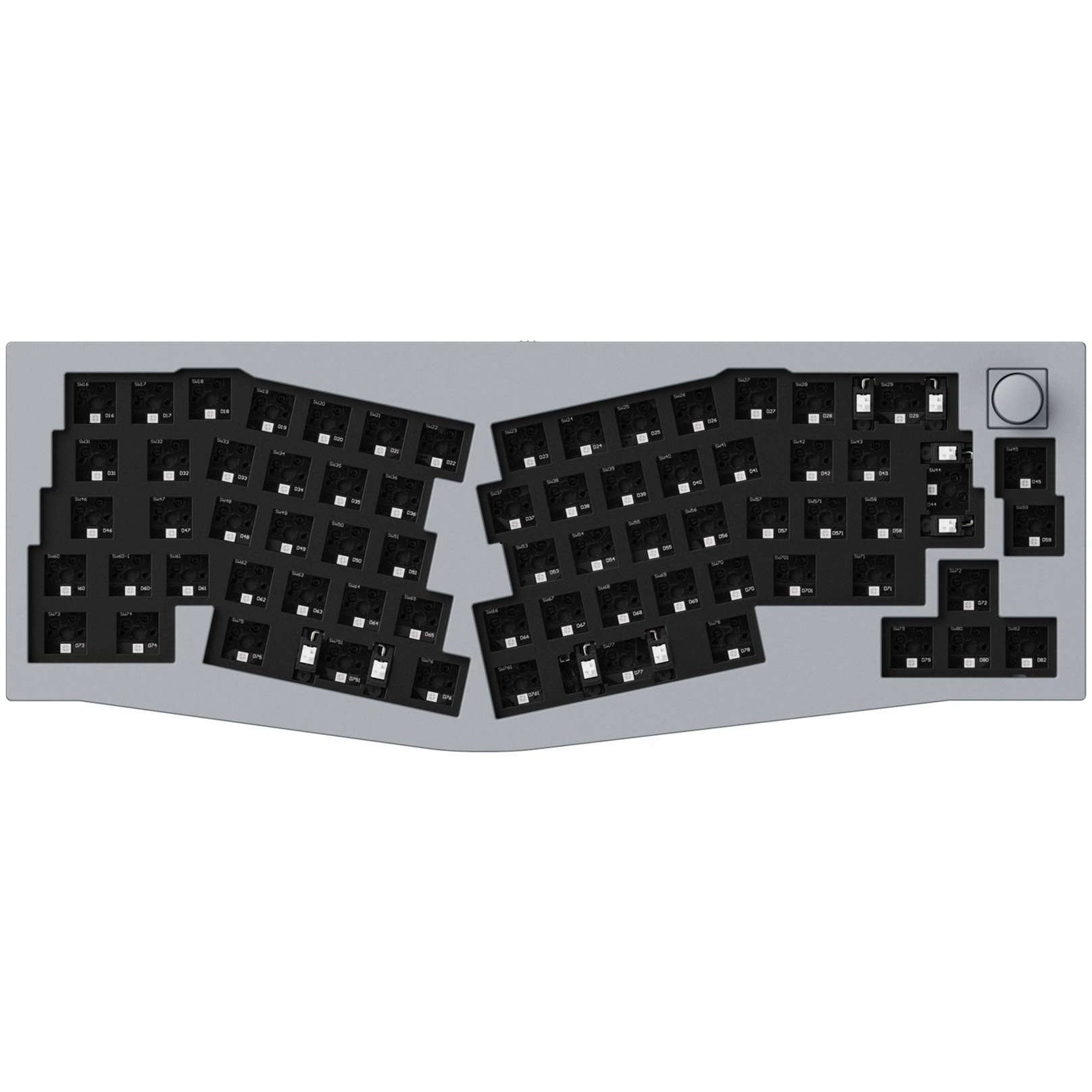 Q8 Barebone ISO Knob, Gaming-Tastatur von Keychron