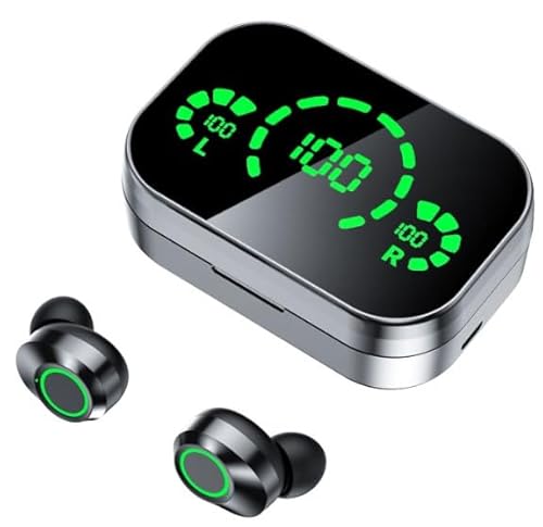 Keyoung Bluetooth Kopfhörer, In Ear Kopfhörer Kabellos Bluetooth 5.3, Touch Control Kopfhörer mit Rauschunterdrückung, IPX8 Wasserschutz,Wireless Earbuds mit Individuellem Sound Schwarz Keyoung Bluetooth Kopfhörer, In Ear Kopfhörer Kabellos Bluetooth 5.3, Touch Control Kopfhörer mit Rauschunterdrückung, IPX8 Wasserschutz,Wireless Earbuds mit Individuellem Sound Schwarz von Keyoung