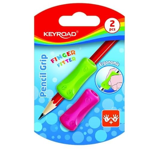 KEYROAD Weicher Stiftgriff, TPR, 16 x 17 x 37 mm, 2 Stück/Blisterkarte, mehrfarbig, KR971539 KEYROAD Weicher Stiftgriff, TPR, 16 x 17 x 37 mm, 2 Stück/Blisterkarte, mehrfarbig, KR971539 von Keyroad