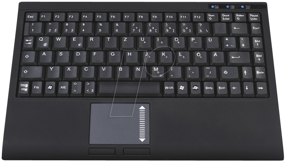 KEYSON ACK540U+ - Tastatur, USB, schwarz, mini von Keysonic