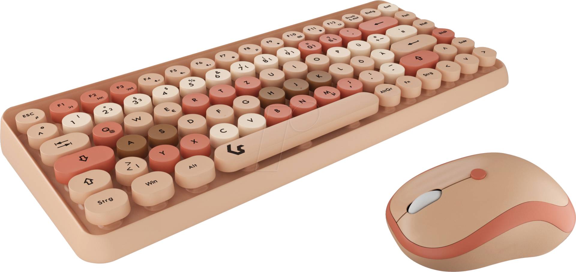 KEYSONIC 61011 - Tastatur-/Maus-Kombination, Funk, mehrfarbig von Keysonic
