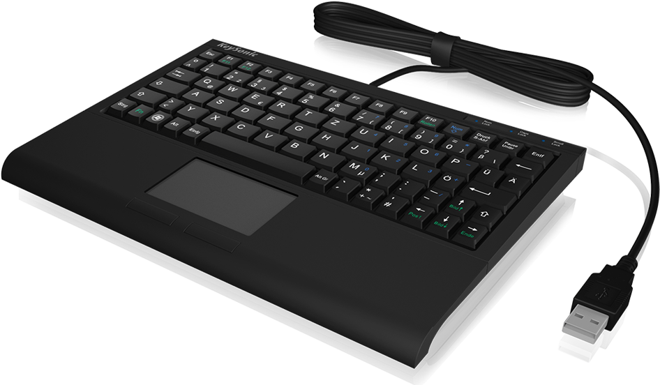 KeySonic ACK-3410 Tastatur USB QWERTZ Deutsch Schwarz (60377) von Keysonic