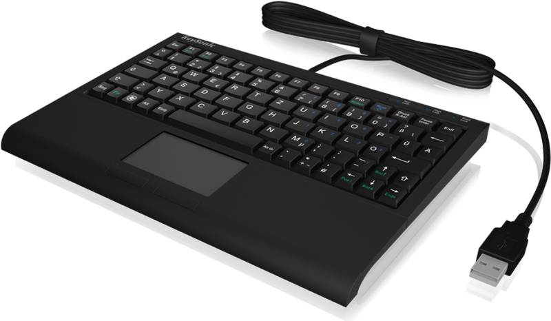 KeySonic ACK-3410 Tastatur USB QWERTZ Deutsch Schwarz (60377) von Keysonic