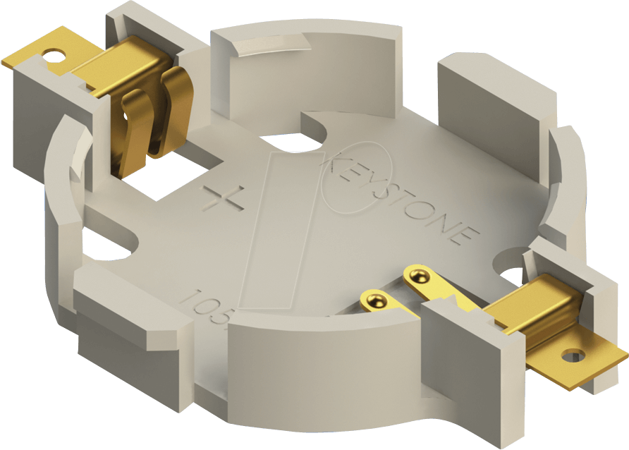 KEYSTONE 1057 - Knopfzellenhalter für 1 Ø 20 mm von Keystone